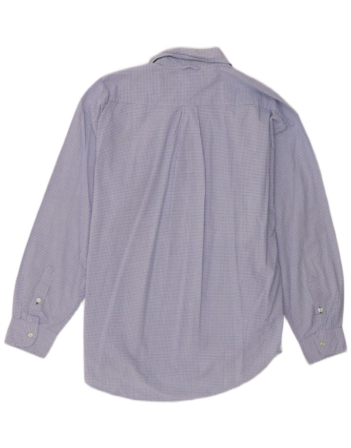Cămașă pentru bărbați Tommy Hilfiger XL, bumbac cu carouri albastre