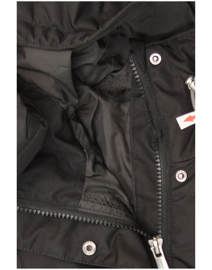 Palton căptușit cu glugă pentru femei Helly Hansen UK 10 Poliester negru mic