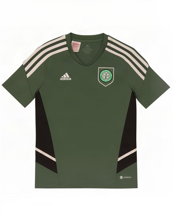 Tricou grafic Adidas Boys The Celtic Football Club Top 11-12 ani verde