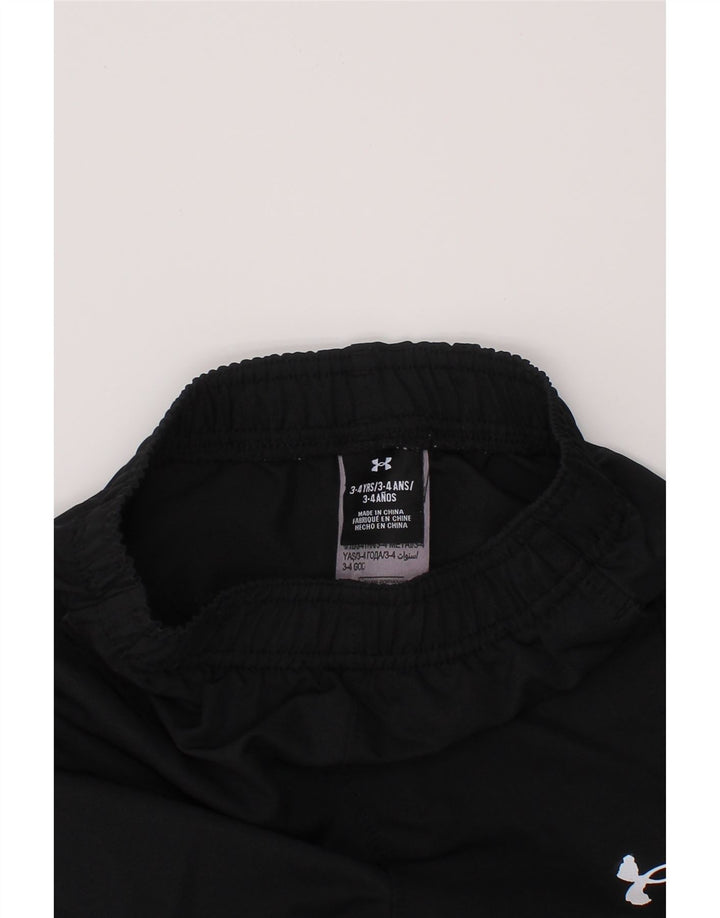 UNDER ARMOUR Băieți Grafic Trening Pantaloni Joggeri 3-4 Ani Negru