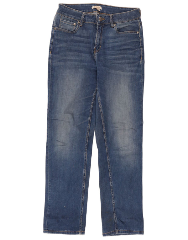 Barbour Womens Straight Jeans UK 10 Small W28 L28 Blue Cotton
