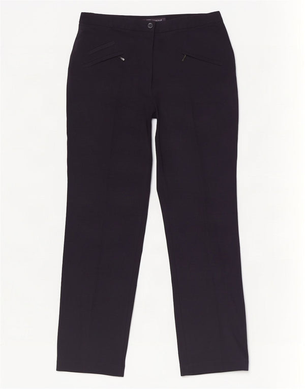 Pantaloni casual pentru femei Marks & Spencer UK 12 Medium W30 L28 Bleumarin