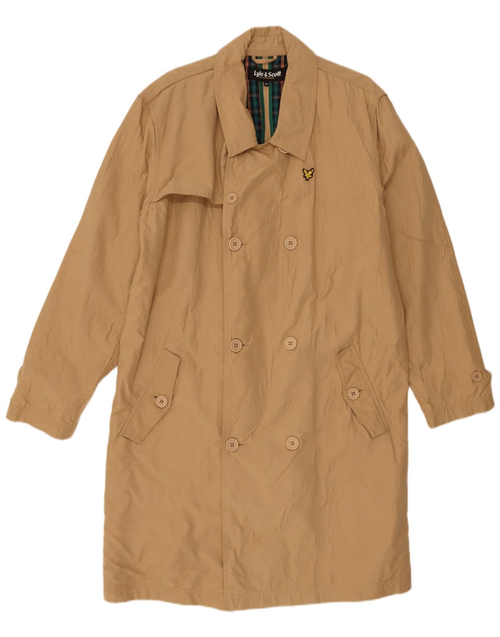 Trench pentru bărbați Lyle & Scott UK 42 XL poliester bej