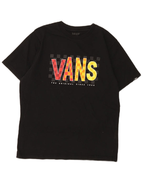 Tricou grafic Vans Boys Classic Fit Top 14-15 ani XL bumbac negru