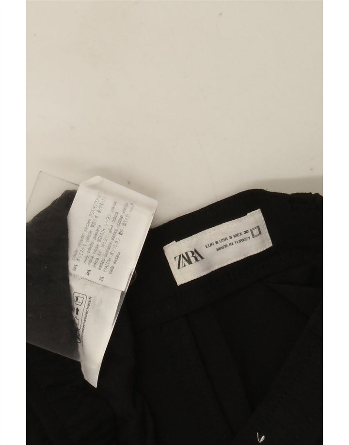 Pantaloni chino slim pentru bărbați Zara Mici L30 L29 Poliester negru