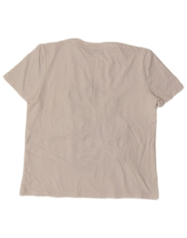 Tricou grafic ZARA pentru femei Top UK 10 Small White Bumbac