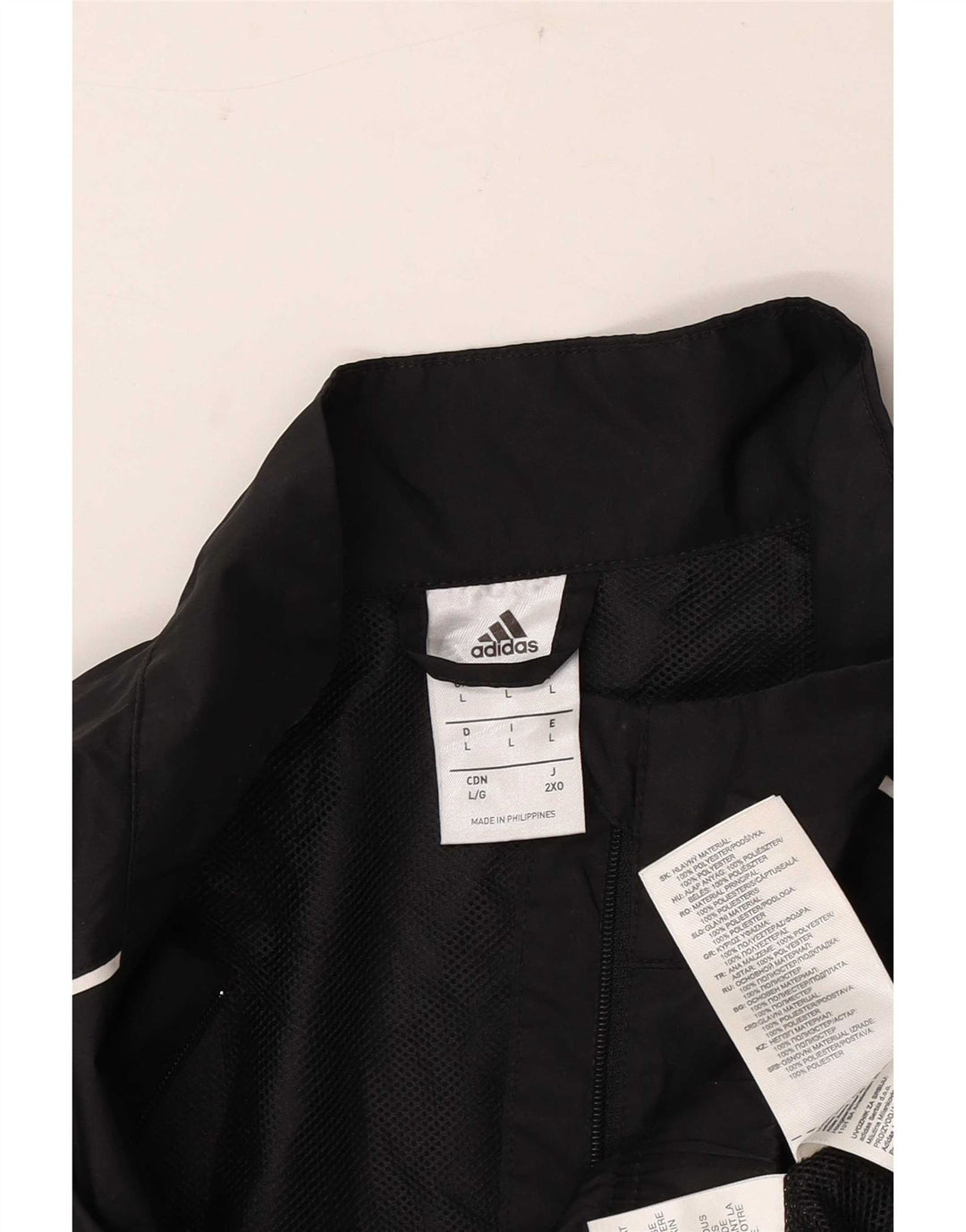 Adidas Clima Proof Graphic Zip Neck Pullover Trening Top Mare Negru