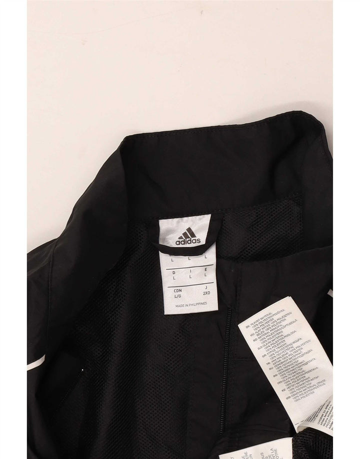 Adidas Clima Proof Graphic Zip Neck Pullover Trening Top Mare Negru