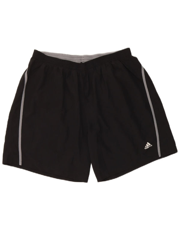 Pantaloni scurți sport pentru bărbați Adidas, mari, negru, poliester