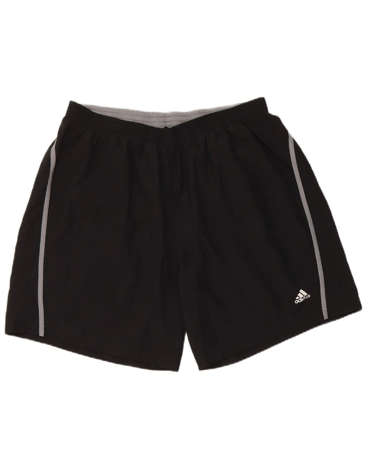 Pantaloni scurți sport pentru bărbați Adidas, mari, negru, poliester