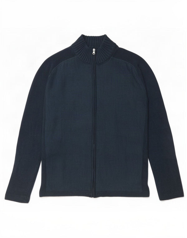 Pulover cardigan Massimo Dutti pentru bărbați, mare, bleumarin