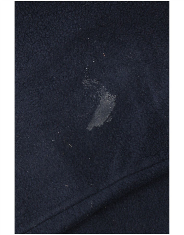 Pulover pentru bărbați Kappa, cu fermoar și gât, din lână, mare, poliester bleumarin