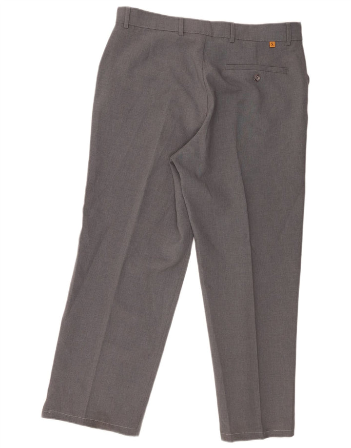 Farah Pantaloni casual drepti pentru bărbați L34 L27 Poliester gri