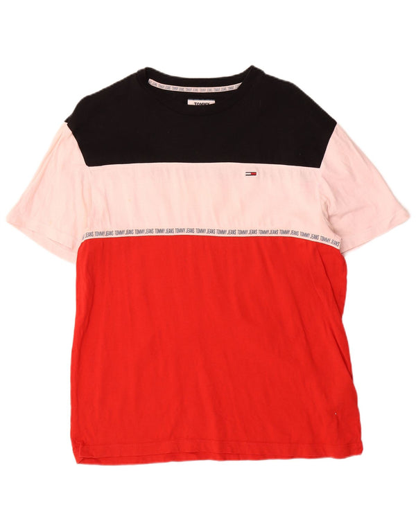 Tricou grafic pentru bărbați Tommy Hilfiger Top Mediu Multicolor Colorblock