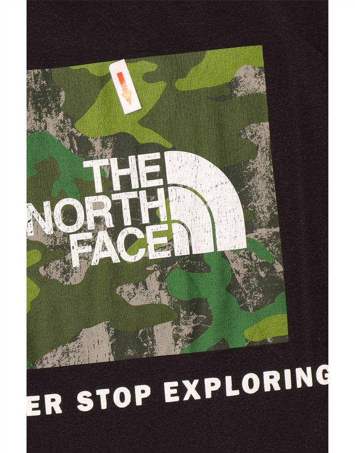 Tricou grafic pentru bărbați The North Face Top Medium Black Bumbac