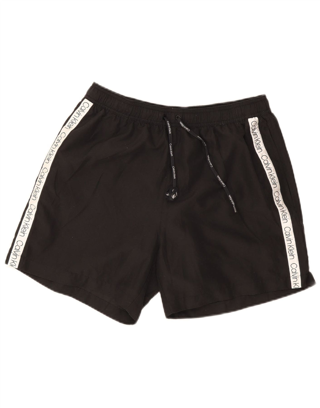 Pantaloni scurți de înot Calvin Klein pentru bărbați, XL, negru, poliester color bloc