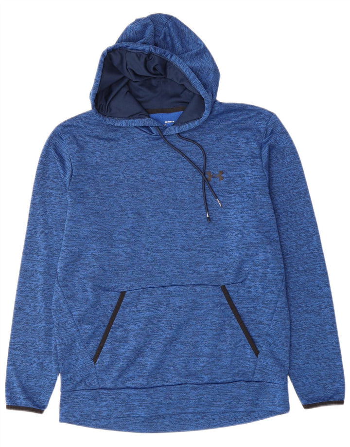 Pulover pentru bărbați UNDER ARMOUR loose fit, poliester cu moale albastru mediu