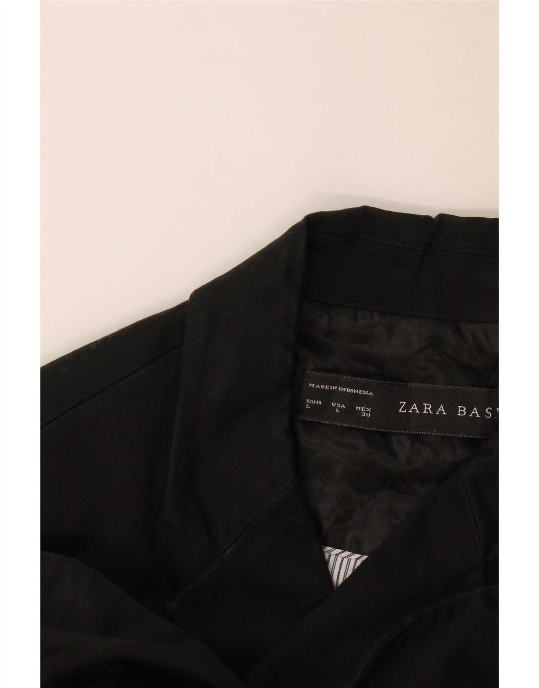 Sacou blazer pentru femei Zara, cu 1 nasture, UK 14, mare, negru