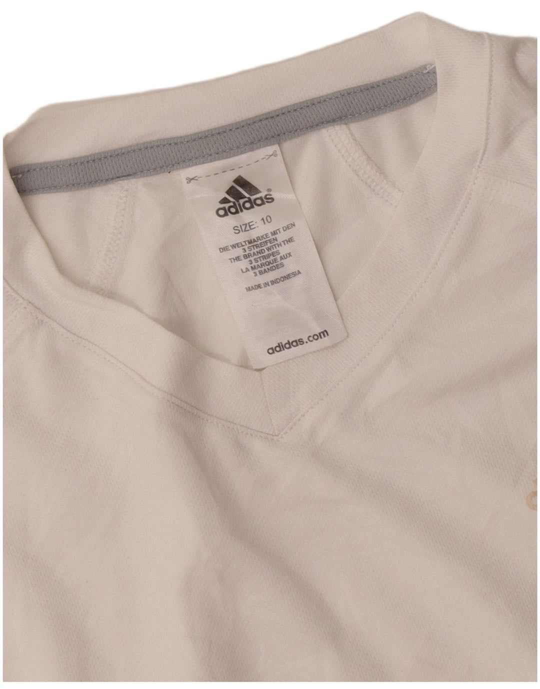 Vestă pentru femei Adidas UK 10 Poliester alb mic