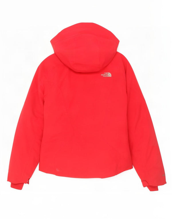 Jachetă de ploaie cu glugă The North Face pentru femei UK 14 Medium Red Nylon