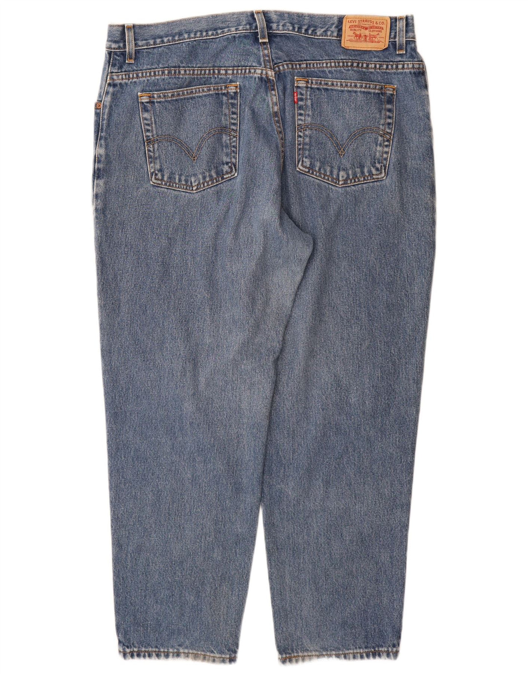 Blugi conici cu talie înaltă LEVI'S 550 pentru femei US 18 2XL W36 L29 Albastru