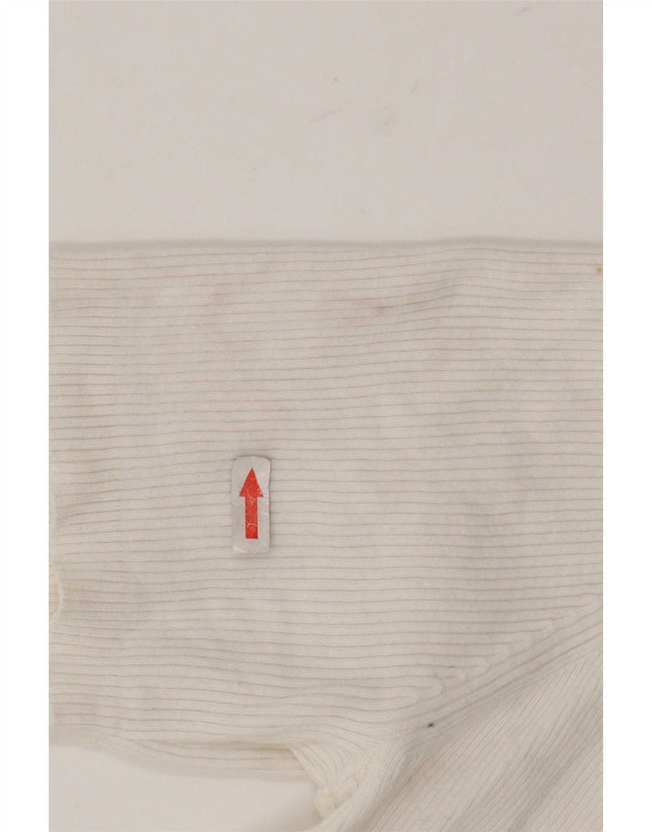 Tricou polo pentru femei Marks & Spencer UK 14, mare, alb, bumbac