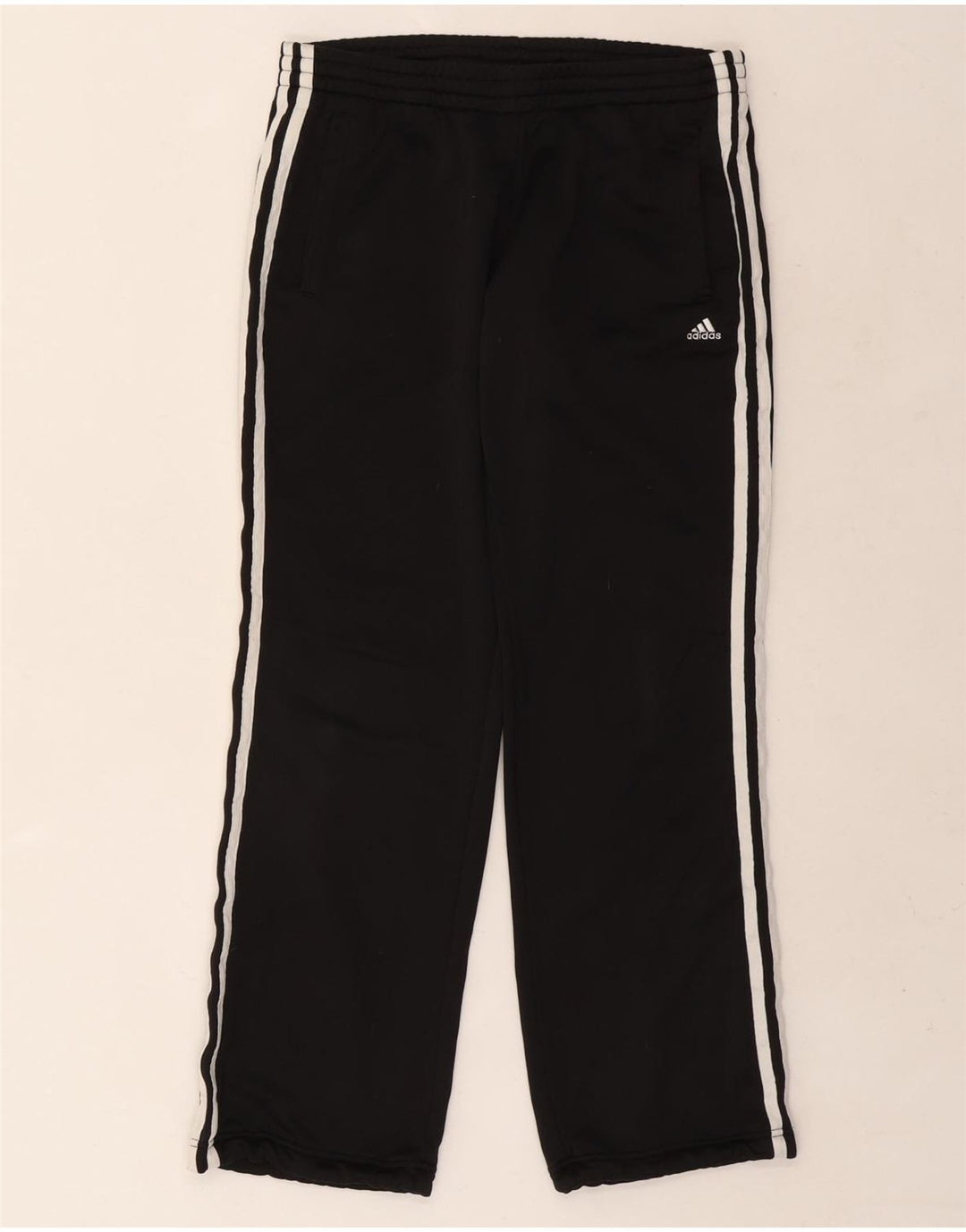 Pantaloni de trening Adidas pentru femei UK 8/10 Poliester negru mic