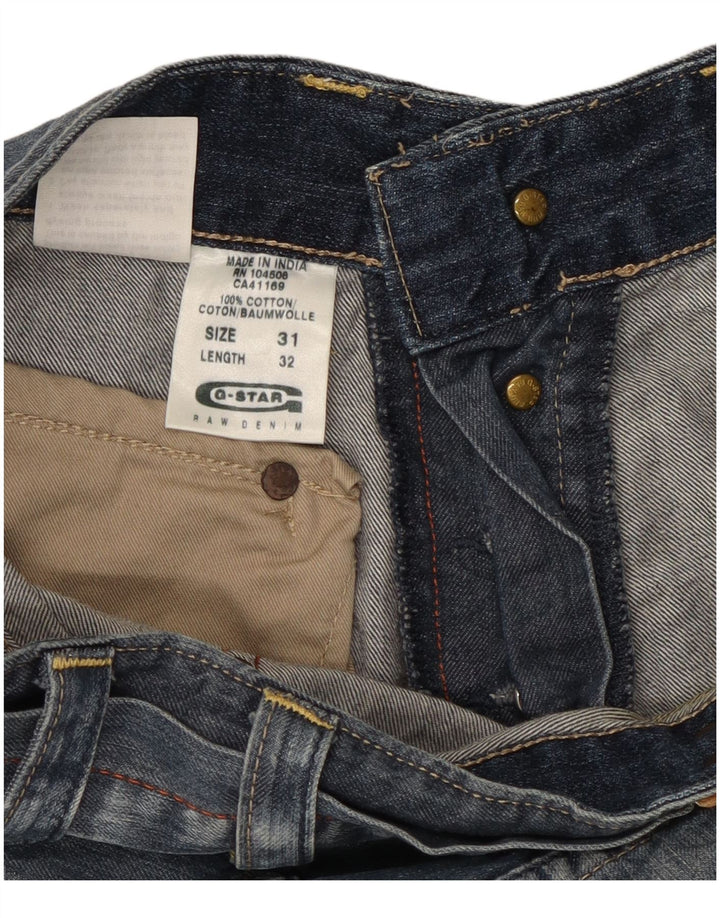 Pantaloni scurți din blugi pentru bărbați G-STAR W31, bumbac albastru mediu