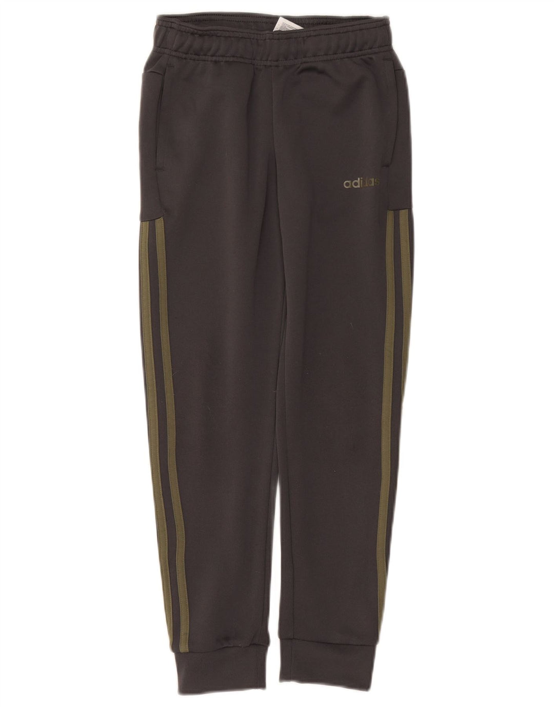 Pantaloni de trening ADIDAS pentru baieti Joggeri 9-10 ani bumbac gri