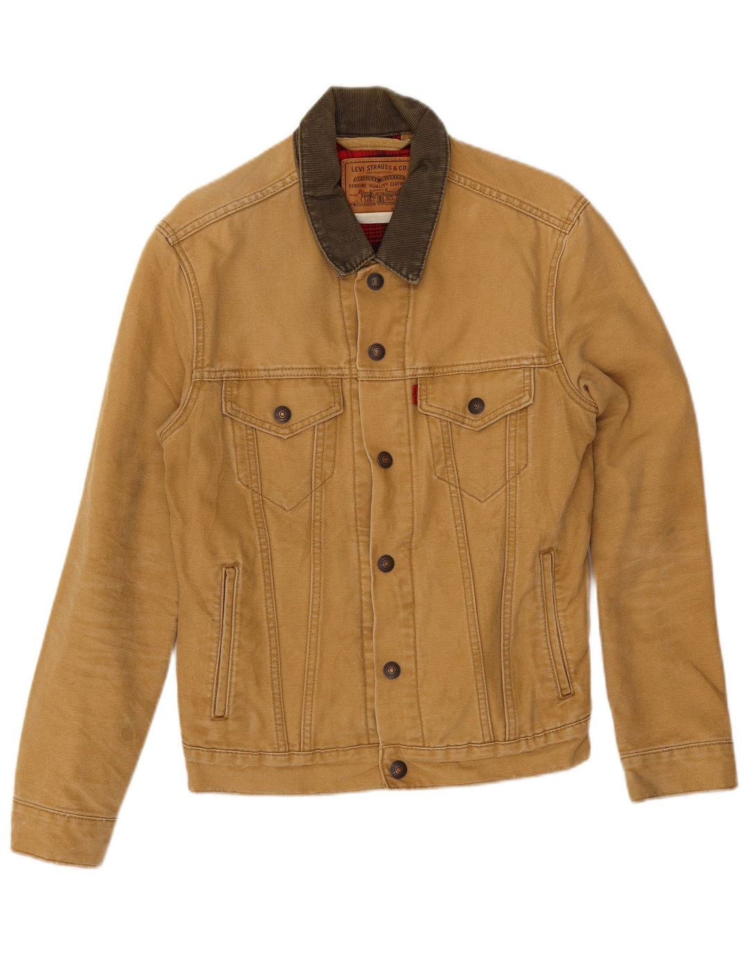 Jachetă bomber pentru bărbați Levi's UK 36 mic, bej, bumbac color bloc