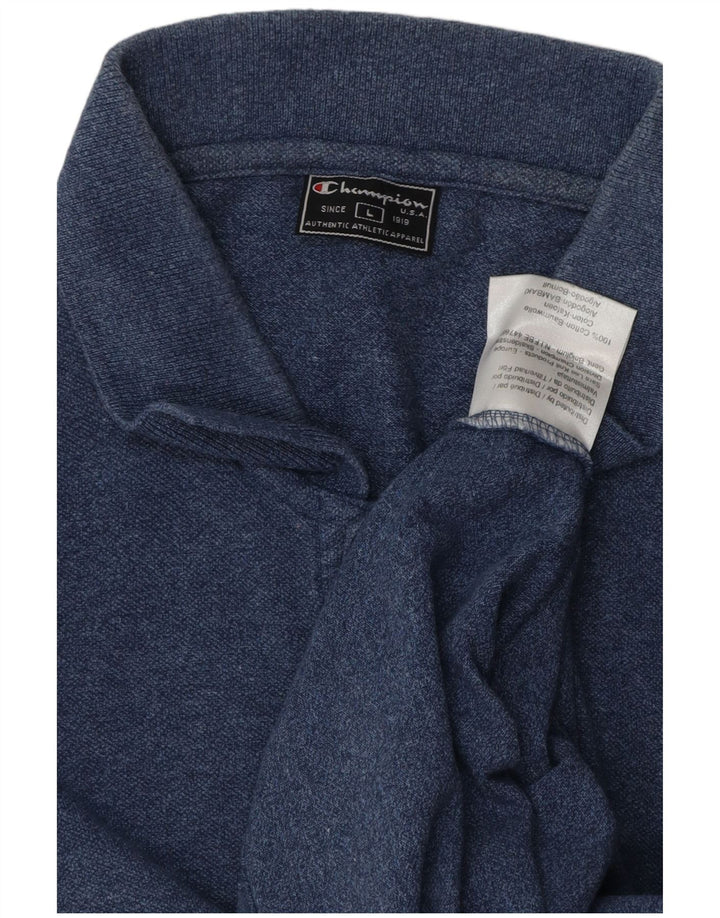 Tricou polo pentru bărbați Champion, mare, albastru, bumbac