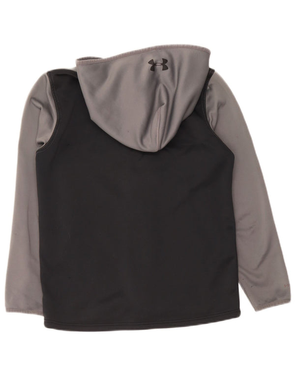 UNDER ARMOUR Pulover Cold Gear pentru băieți, cu fermoar, 11-12 ani, mare, gri