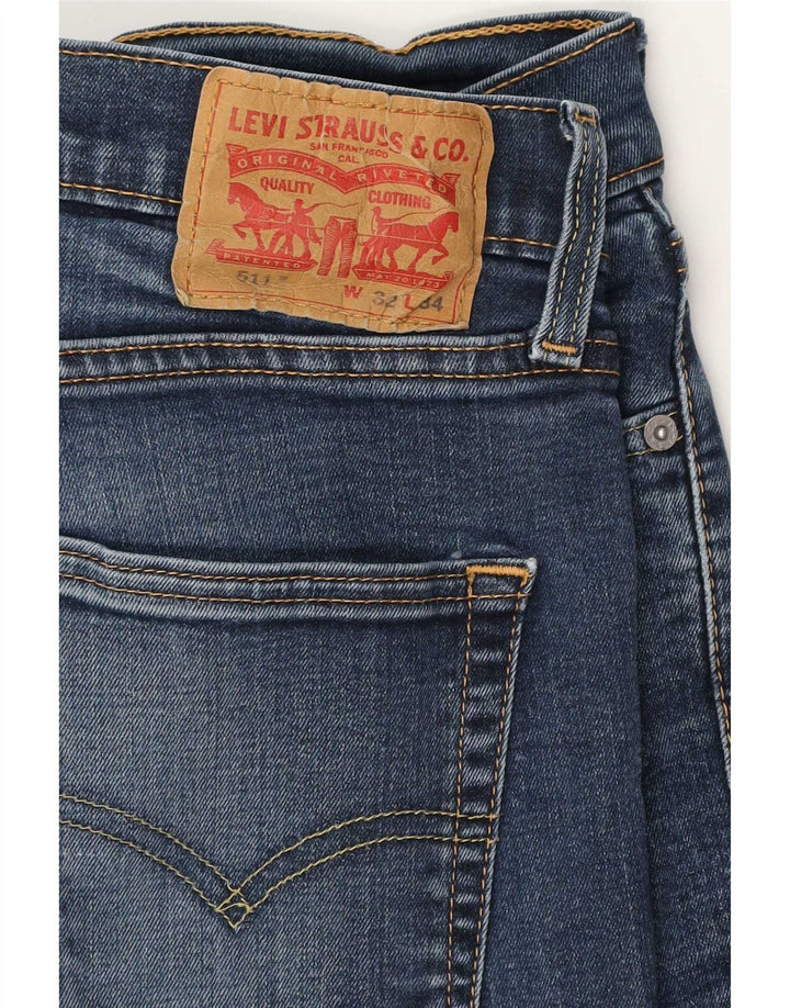Blugi Levi's 511 Slim pentru bărbați W32 L34 Bumbac bleumarin