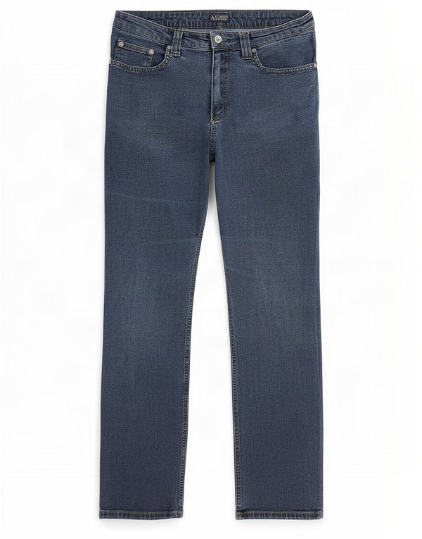 Armani Womens Straight Jeans W33 L28 Blue