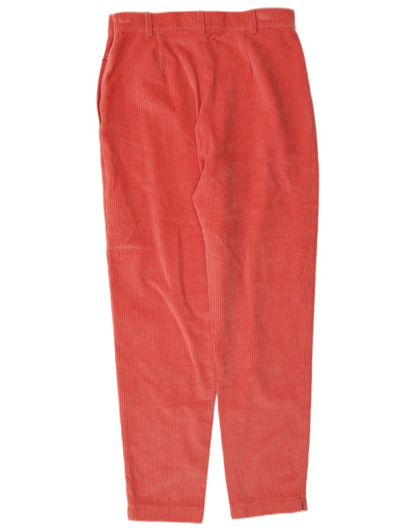 Belfe & Pantaloni conici din velur pentru femei IT 46 Large W30 L30 Bumbac roșu