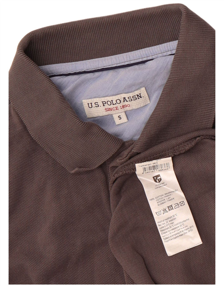 U.S. Polo Assn. Tricou polo pentru bărbați, bumbac gri mic