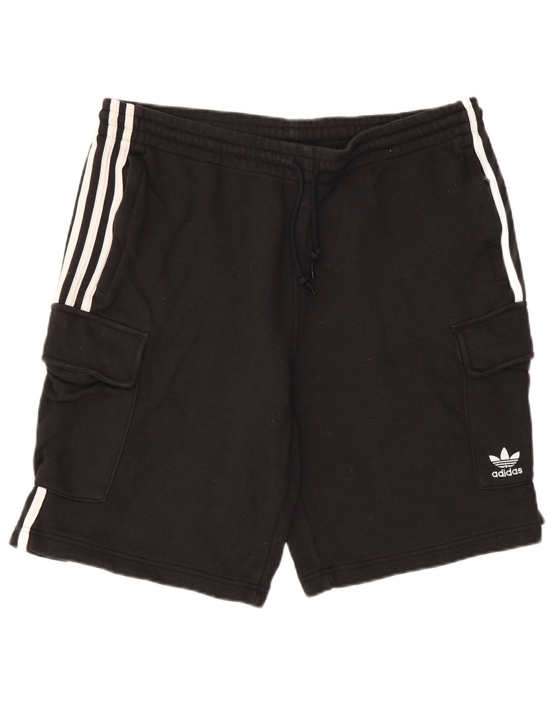 Pantaloni scurți cargo adidas pentru bărbați, mari, negru, bumbac