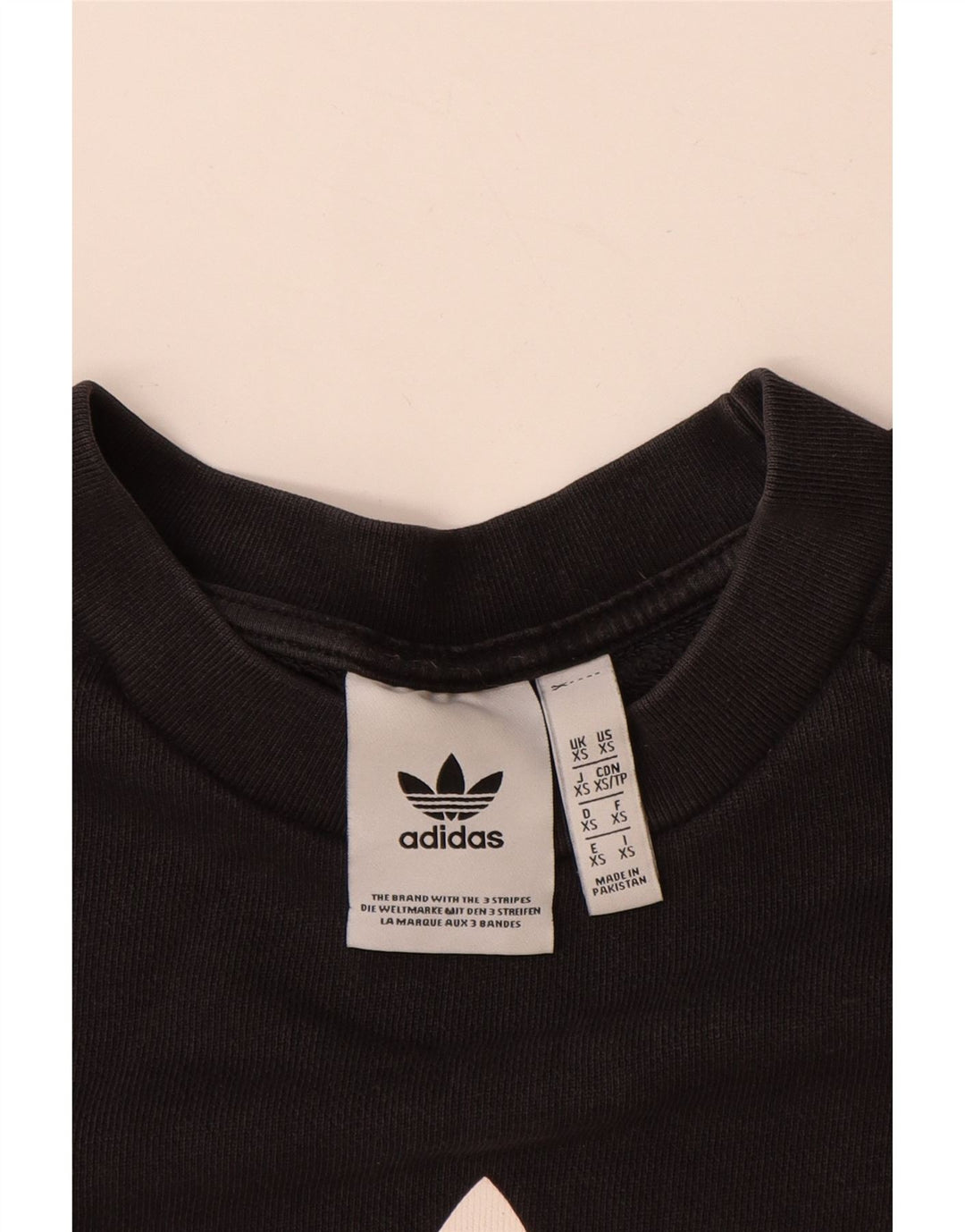Hanorac grafic pentru bărbați Adidas Jumper XS bumbac negru