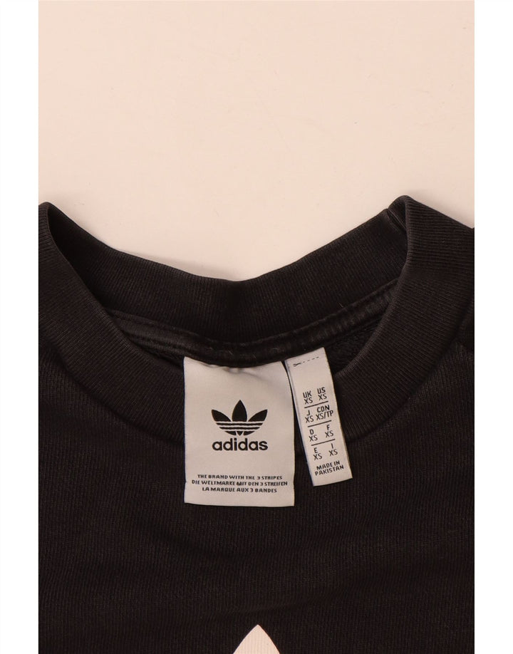Hanorac grafic pentru bărbați Adidas Jumper XS bumbac negru