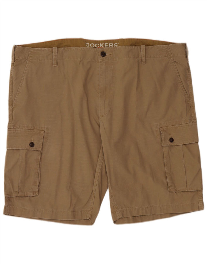 Pantaloni scurti cargo pentru bărbați DOCKERS W42 2XL bumbac bej
