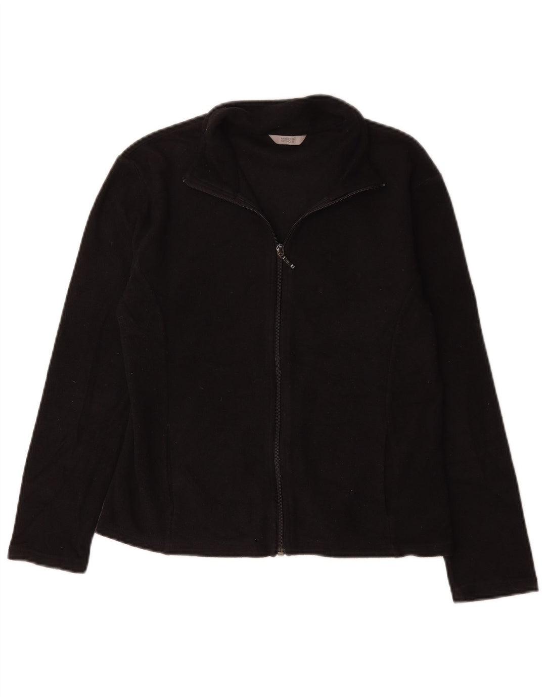 Jachetă fleece pentru femei Marks & Spencer UK 12 Poliester mediu negru