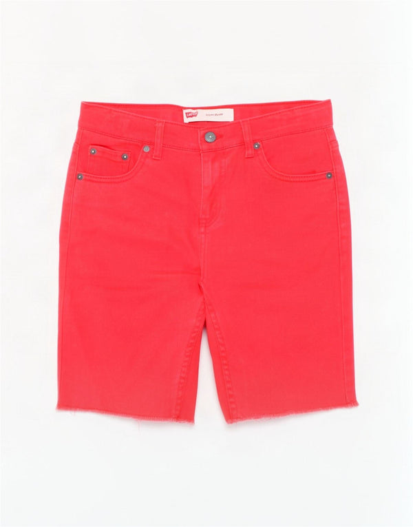 Levi's Boys 511 Denim Shorts 13-14 Years W28 Red Cotton