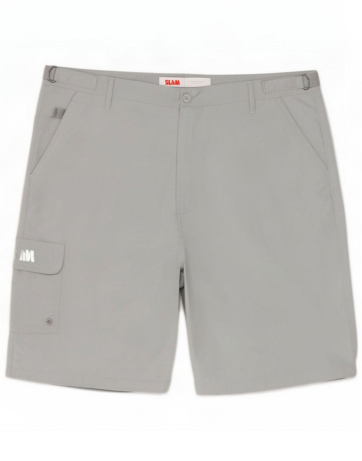 Pantaloni scurți cargo Slam pentru bărbați 2XL W40 poliester gri
