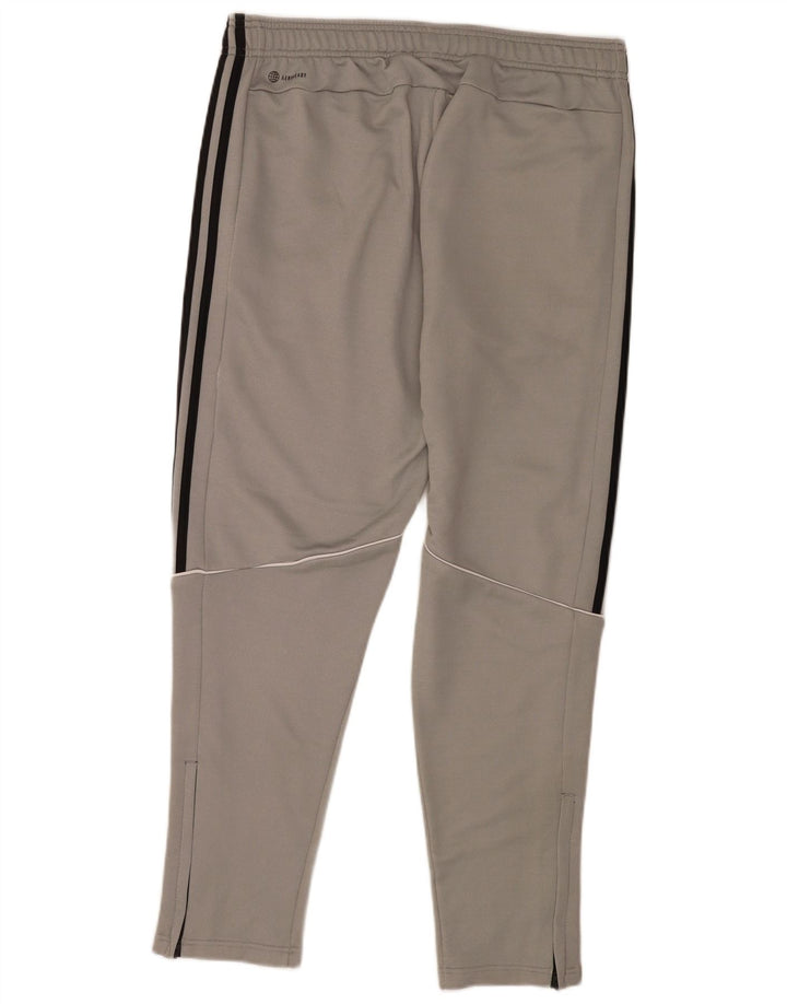 Pantaloni de trening Adidas pentru bărbați, mari, gri, poliester