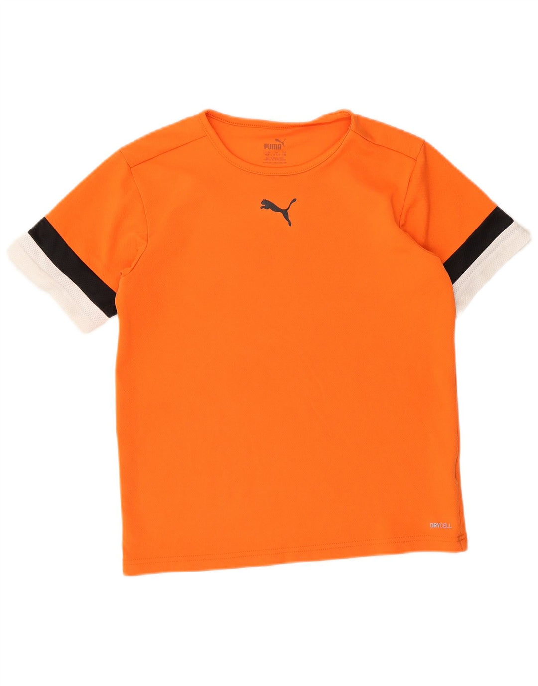 Tricou Puma pentru băieți Top 11-12 ani Portocaliu Colorblock Poliester