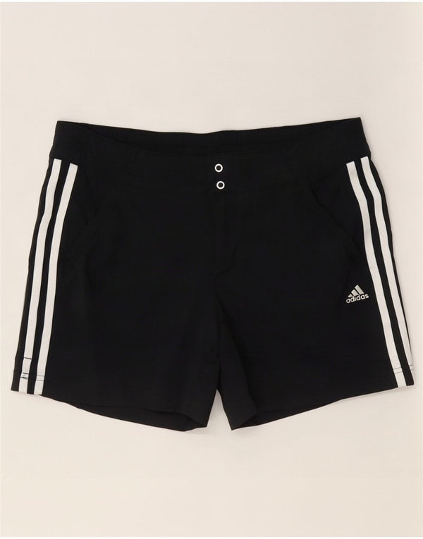 Pantaloni scurți sport Climalite Adidas pentru femei UK 10 Small Gri Nylon