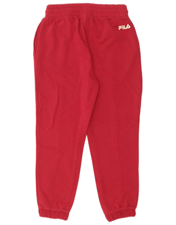 Pantaloni de trening Fila pentru femei Joggeri UK 10 Bumbac roșu mic