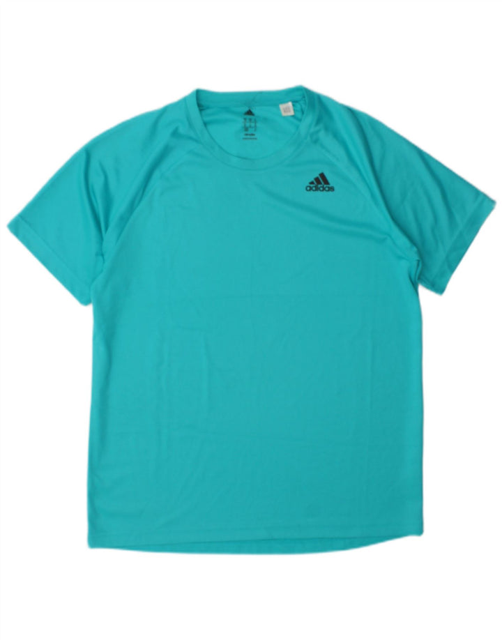 Tricou Adidas Climalite pentru bărbați Top Medium Turcoaz