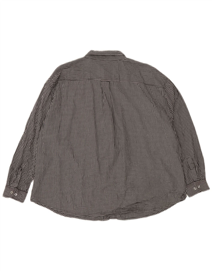 RUSSELL ATHLETIC Cămașă pentru bărbați Arkansas Razorbacks 3XL, bumbac negru Gingham