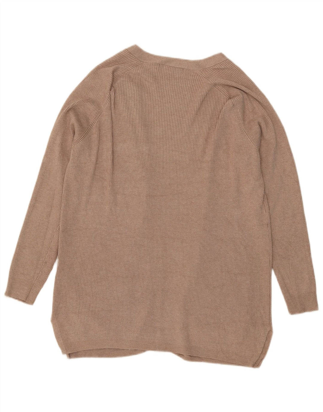 Pulover cardigan deschis pentru femei Marks & Spencer UK 14 Medium Beige Viscose
